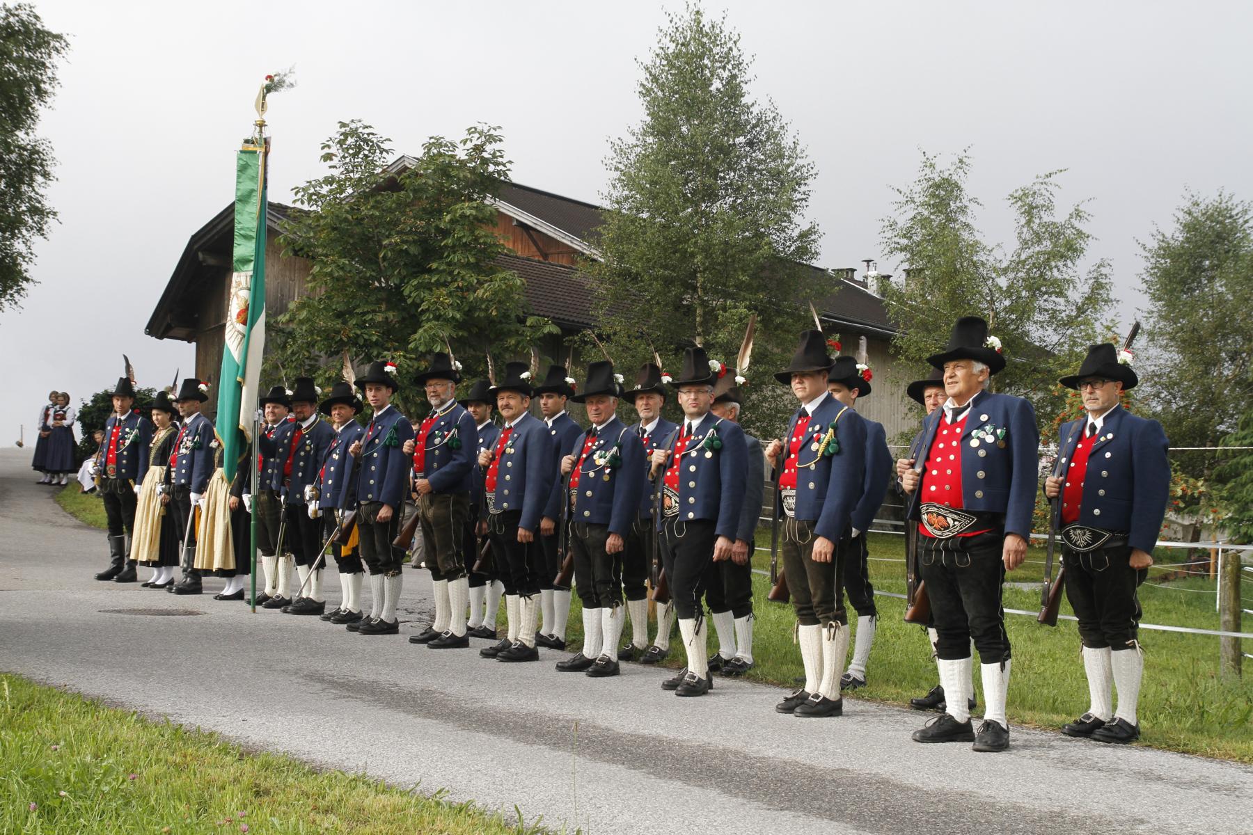 Schützenkompanie Gnadenwald August 2015